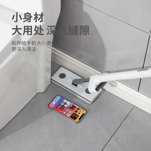 Mini Mopa Plana con Paño de Microfibra y Cierre de Gancho y Bucle para Limpieza de Pisos y Ventanas, Uso Doméstico - Product Image 3