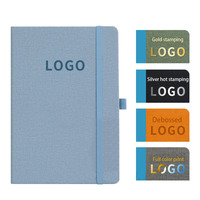 Carnet de poche A6, agendas scolaires, journal, couverture en tissu, éducation, logo personnalisé