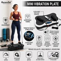 Máquina de Circulación Sanguínea con Vibración de Frecuencia, Plataforma Vibratoria para Ejercicio, Pérdida de Peso, Plataforma Corporal de 150 kg, Reductora de Grasa Pequeña
