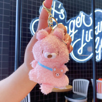 Pendentif Poupée - Peluche Animale Mignonne pour Maternelle, Pendentif de Sac à Dos, Porte-clés en Peluche