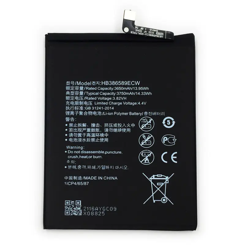 Replacement Batteries Battery HB386589ECW For Huawei Mate 20 Lite P10 Plus Honor 8X View 10 BKL-L09 Honor 20 20S Nova5t