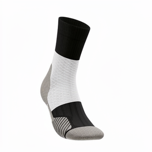 Men Black White Cushioned Crew Sports <b>Socks</b> Comfortable Everyday Wear <b>Soft</b> Stretch Comfort Durable Sports <b>Socks</b> for Men - Product Image 1