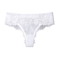 ZhenShangMei femmes Sexy sous-vêtements dentelle G-string exotique Lingerie culotte V-forme Cheeky Tangas avec nœud décor