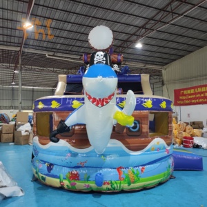 Ngoài trời bơm hơi khổng lồ Bouncer tàu cướp biển bị trả lại Nhà trượt <span class=keywords><strong>Combo</strong></span> để bán - Product Image 1
