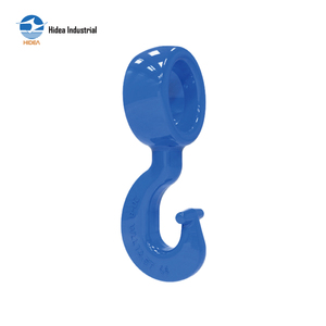 HIDEA G100 Gancho de Ojo Torcido de Acero Forjado de Alta Resistencia WLL 2.5-10T, Gancho de Elevación Templado y Reforzado para Eslingas de Cadena Grado 100 - Product Image 2