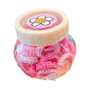 ที่มัดผมและสายรัดพลาสติกสีสันสดใสสำหรับเด็กผู้หญิงตัวเล็กใหม่สำหรับเด็กใช้ในงานปาร์ตี้5ซม. - Product Image 5