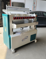 Raboteuse industrielle robuste pour bois, machine à raboter avec une profondeur de coupe maximale de 5 mm, alimentation automatique - Vente directe usine