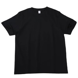 T-shirt en coton uni à col rond et manches courtes pour homme, coupe classique, tricoté, design uni teint, en promotion - Product Image 2