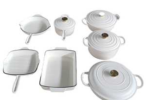 Tùy Chỉnh Men Đồ Nấu Nướng Bộ 7 Miếng Nấu Ăn Gia Đình Chậu & Chảo Đa-Chức Năng Đồ Dùng Nhà Bếp Phổ Biến Nấu Ăn Đặt - Product Image 4