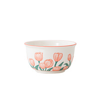 Service de table en céramique Tulip - Design nordique/minimaliste, compatible micro-ondes, logo personnalisable, emballage cadeau - pour cadeaux d'affaires