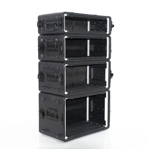 Profundidad a prueba de golpes 2U 4U 6U 8U 14U Pe Flight Case Rack 12U Heavy-Duty Rack Case Mixer X32 Rack de plástico duro Flight Case 16U - Product Image 3