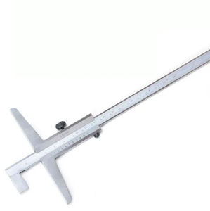 Calibrador de Profundidad de Doble Escala de Alta Precisión Asimeto 322-12-2 con Gancho Simple para Medición de Profundidad - Product Image 1