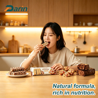 Línea de Formación de Barras de Cereal Totalmente Automática, Máquina de Producción de Barras de Granola Controlada por PLC para Barras Nutritivas