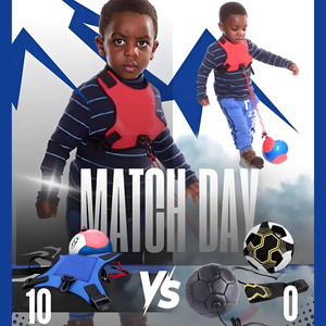 Arnés de fútbol ajustable, ajuste seguro y cómodo para niños pequeños, chaleco de entrenamiento de fútbol para entrenadores deportivos - Product Image 4