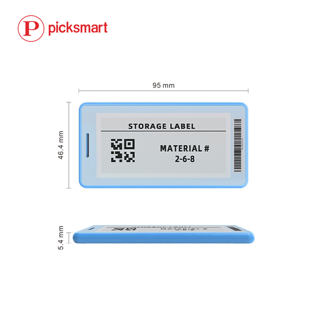 Ultra-Thin NFC Passive E-ink Digital Price Card Batteryless ESL Electronic Shelf Label Epaper Tag for Hospital EAS Systems