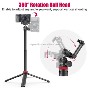 Ulanzi MT-44 verlängern Livestream Selfie Stick Stativ ständer 42-Zoll-Stativ mit Telefon halter vertikales Aufnahme telefon <span class=keywords><strong>DSLR</strong></span>-Stativ - Product Image 4
