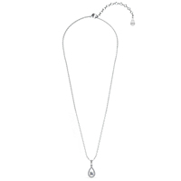 Certificat GRA Pendentif Moissanite Luxe Plaqué Or 18K Délicat Argent Sterling 925 Hypoallergénique Bijoux Moissants