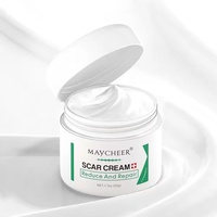 Crème vegan pour éliminer les cicatrices MAYCHEER |   Formule avancée de revitalisation et d'éclaircissement de la peau pour les cicatrices anciennes et récentes, les vergetures, l'acné et les chéloïdes