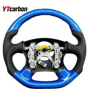 Volante <span class=keywords><strong>deportivo</strong></span> personalizado YTcarbon para interior de coche, completamente en cuero, con pantalla LED de RPM, modificado para Impreza WRX STI 1999-2004 - Product Image 5