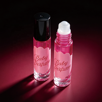 Parfum en gros personnalisé avec logo, senteurs citron, menthe, orange, jasmin, cyclamen, lait, vanille, 10ml, roll-on, huile de parfum EDP pour femme