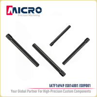 Eje de Transmisión de Acero Inoxidable de Precisión, Mecanizado CNC, Eje Estriado de Acero Sólido Personalizado