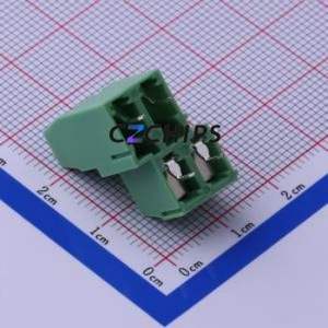 KF127B-5.08-2*2P Screw Terminal Block Through hole Component (THT),P=5.08mm Connector 2x2P 5.08mm Green Through Hole - Product Image 2