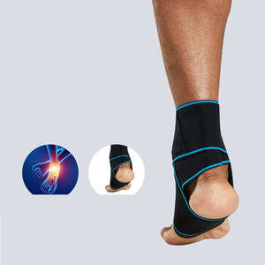 Attelle <span class=keywords><strong>de</strong></span> cheville à compression hautement élastique, sangle <span class=keywords><strong>de</strong></span> maintien <span class=keywords><strong>de</strong></span> la cheville, protection du pied, stabilisation des ligaments - Product Image 5