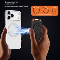 Support magnétique rotatif à 360° pour porte-cartes, accessoires multifonctions pour téléphone portable, idéal pour une utilisation au lit