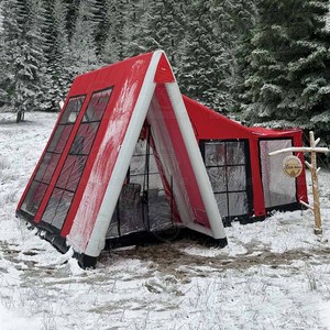 <span class=keywords><strong>Tenda</strong></span> da <span class=keywords><strong>Campeggio</strong></span> Gonfiabile di Lusso Ampia Quattro Stagioni per Famiglia, <span class=keywords><strong>Tenda</strong></span> Tubolare da Glamping ad Aria - Product Image 2