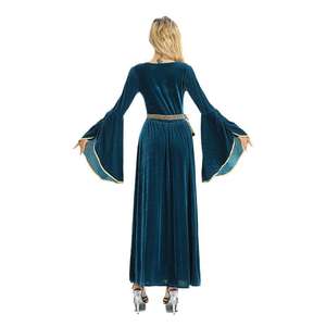 Nuevo Vestido <span class=keywords><strong>Medieval</strong></span> Renacentista Vintage para Mujer, Estilo Europeo, Campestre, con Mangas Largas y Amplias, Disfraz <span class=keywords><strong>de</strong></span> Halloween 2026 - Product Image 3