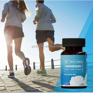 Complexe Triple de Magnésium Malate, Citrate et Glycinate 300 mg 90 Gélules Végétales Haute Absorption - Product Image 3