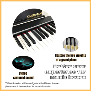 <span class=keywords><strong>Teclado</strong></span> de Piano Digital Profesional de 88 Teclas, Portátil, de Plástico, con Peso, para Uso en Estudio - Product Image 3