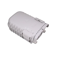 Caja de Distribución de Fibra Óptica Hongsheng de 8 Núcleos, Impermeable, de ABS, Divisor, Adaptador de Bandeja PLC Óptico FTTH para el Hogar, Pigtail, WiFi, 4G, 3G