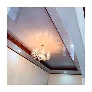 Halong gỗ màu nhiều lớp PVC trần giả Bảng điều chỉnh nhựa để bán - Product Image 2