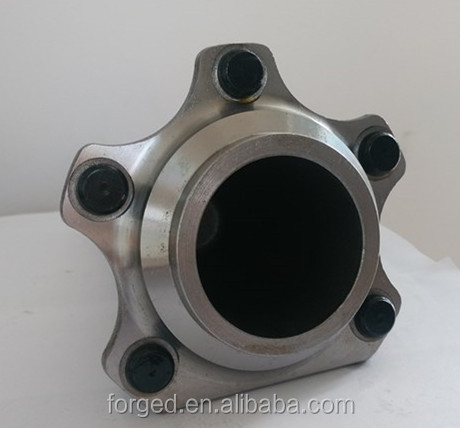 Forging  Factory Customized Metal Forged Trailer Axle Spindle for Trailer Part