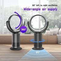 Ventilateur de bureau sans pales au design moderne, oscillant, sûr et efficace pour les espaces de travail modernes et l'usage domestique (OEM/ODM)