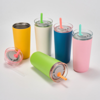 Bouteille en acier inoxydable à double paroi de grande capacité 304 en gros bon marché pour gobelet de camping avec une grande popularité