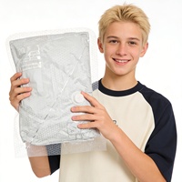 Kit de pompe électrique portable et de sacs de rangement sous vide de voyage avec matériau PA+PE - Espace de bagages maximisé