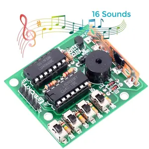 Smart Electronics DIY Electronic 16 Music Sound Box DIY Kit Module Soldering Practice Learning Kits