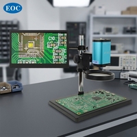 Microscope numérique HD 2K 4K EOC à longue distance de travail, autofocus électronique industriel, champ de vision 500 x 500, caméra vidéo H-D-M-I