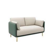 Mobilier de restaurant moderne et minimaliste de style influenceur, combinaison commerciale de canapés, tables et banquettes, pour réceptions décontractées, en PU