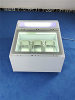 Vitrine à glaces portable de table, mini-congélateur à gelato pour café et bar