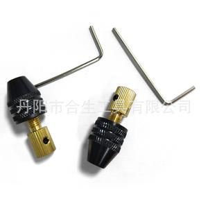 Mandrin de perçage miniature en laiton Mr Drill, 3 mors, 0,3-3,4 mm, queue droite, serrage à ressort pour perceuse - Product Image 4