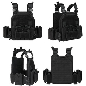 Jsh Nhà Máy Chiến Thuật Vest Tùy Chỉnh Ánh Sáng Trọng Lượng Phát Hành Nhanh Chóng Vest 1000D Nylon Chiến Thuật Armor Vest Tấm Tàu Sân Bay Vest - Product Image 3