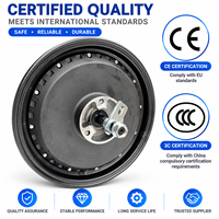 Moteur de moto électrique de 12 pouces avec frein à disque 60V72V 1500W, indice de protection IP67