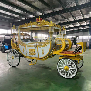 Calèche royale électrique de luxe européenne pour l'extérieur, calèche royale électrique assortie à la calèche royale à chevaux, à vendre - Product Image 3