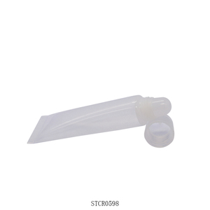15ml Clear Squeeze Lip Gloss <b>Tubes</b> <b>Plastic</b> Empty Cosmetic Packaging Soft <b>Tube</b> with Applicator - Product Image 1