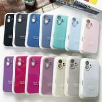 Funda de Silicona Líquida para iPhone 17 Pro Max, Color Sólido Premium, Protección Anticaídas para iPhone 14