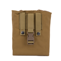 Pochette de décharge MOLLE pochette tactique de récupération Mag pochette de recyclage de magazines à cordon de serrage équipement de chasse