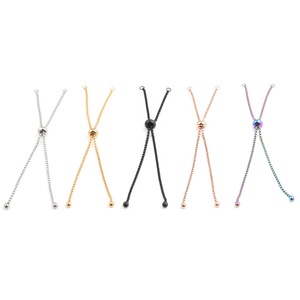 Stainless Steel Adjustable Bracelet Connectors DIY Charms Bracelet Accessories <strong>Jewelry</strong> Making Findings <strong>Supplies</strong> - Product Image 4